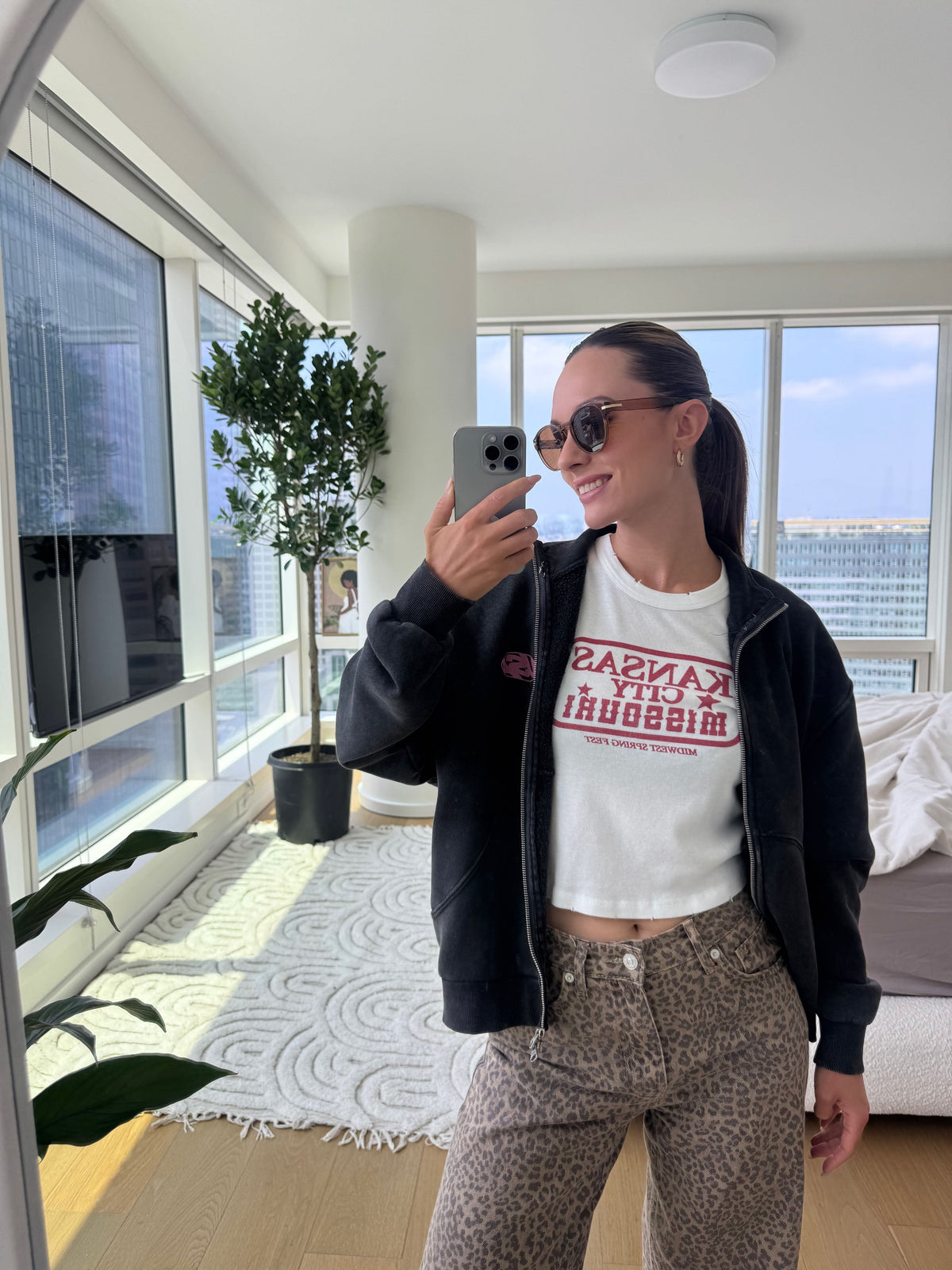 Boléro Marone — Round Sunglasses