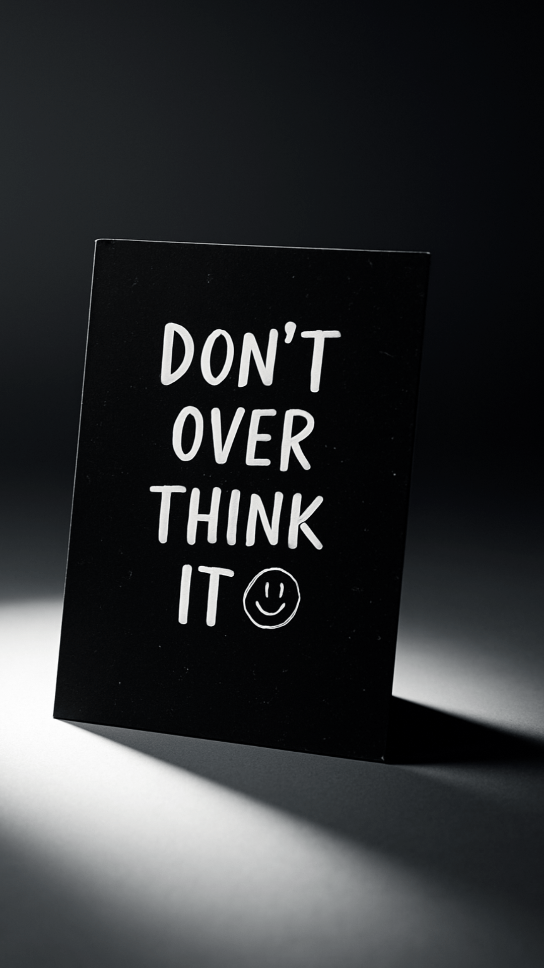 Don’t Over Think It Card