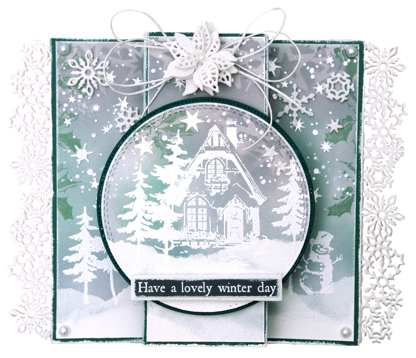 JMA Clear Stamp Christmas Decoration Festive Nostalgia 7 PC
