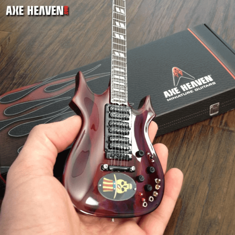 Jerry Garcia™ Top Hat Dead Head Tribute Mini Guitar Replica