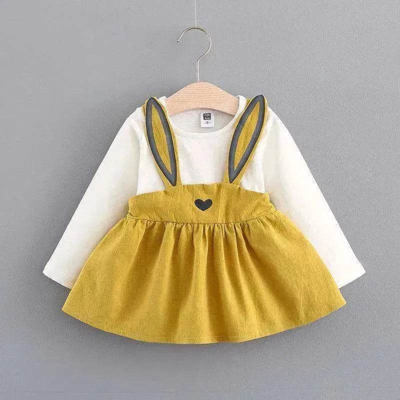 Robe lapin pour petites filles coréennes, robe de princesse bébé 916