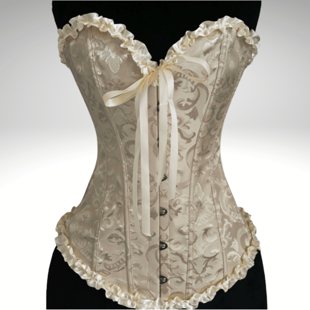 Lace-Up Boned Corset Top
