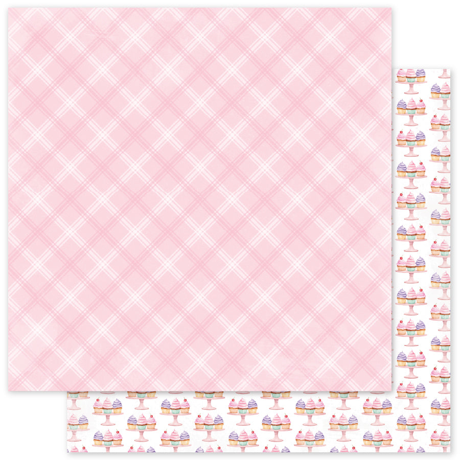 Bloc de papiers « Little Bakers Patterns D » 30,5 x 30,5 cm (lot de 12) 35041