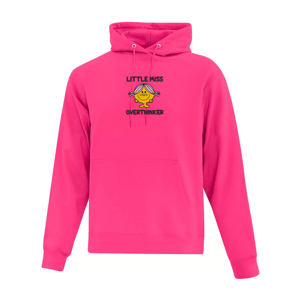 Sweat à capuche « Little Miss Overthinker » brodé