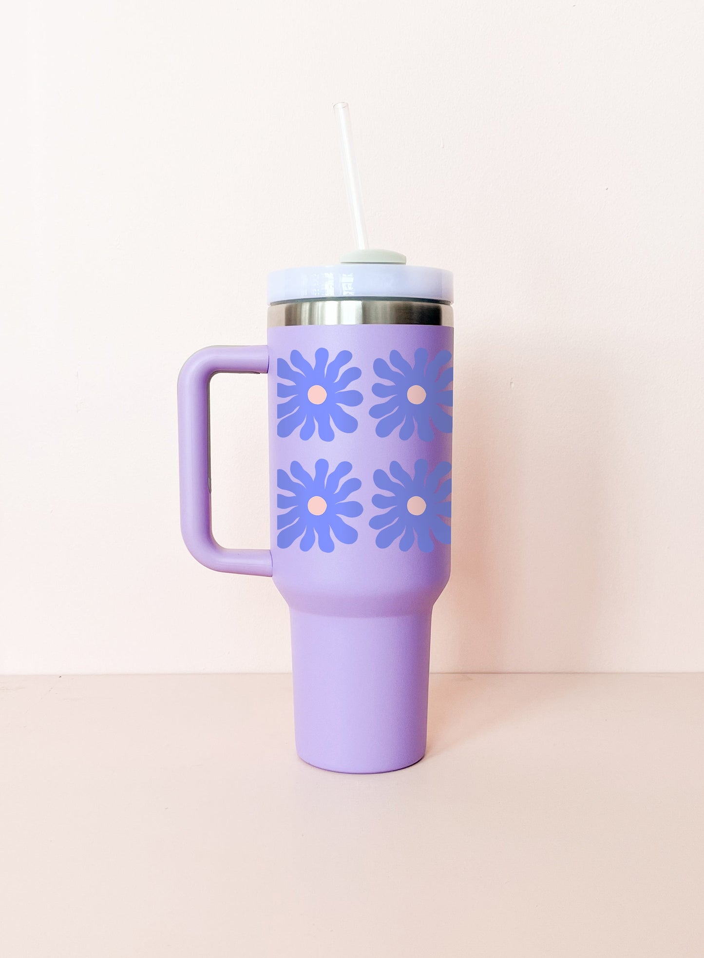 Gobelet isotherme 40oz - lavande Bleu vintage