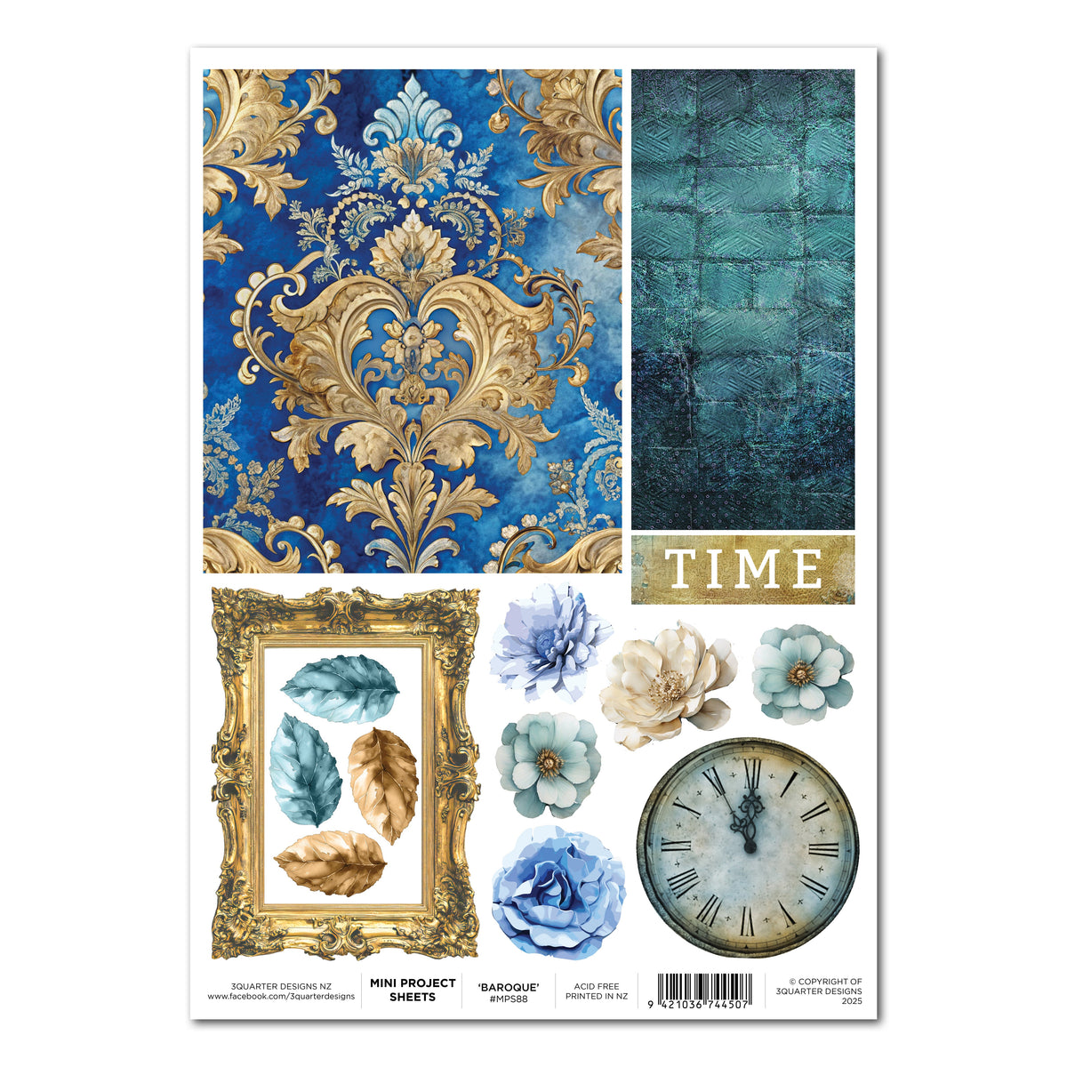 3Quarter Designs Baroque vieilli - Mini fiche de projet