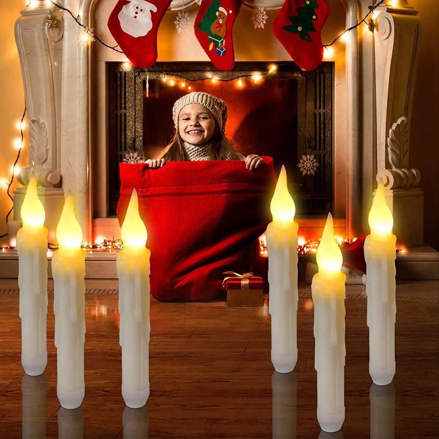 Magic Wand LED Electronic Candle Light Halloween Christmas Decoration