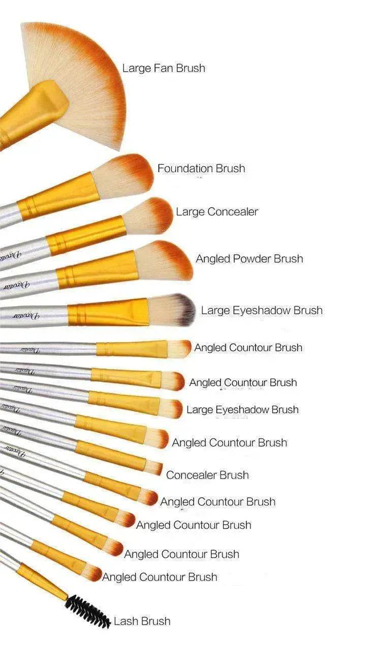 Makeup Brush Full Set Of Soft Hair Quality Foundation Fiber Wool Brushes