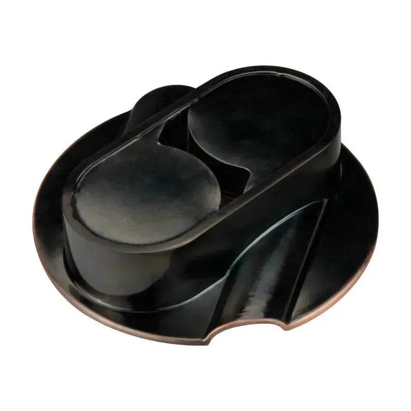 Metal Double Slot Retro Personality Ashtray