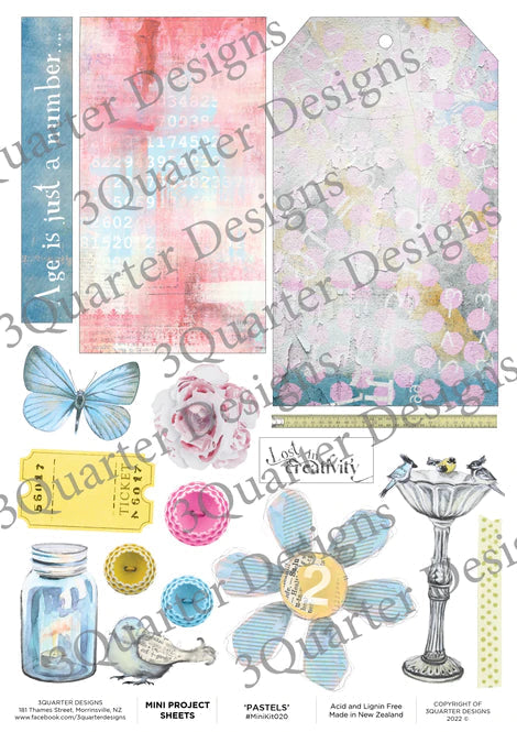 3Quarter Designs - Mini Fiche Projet - Pastels