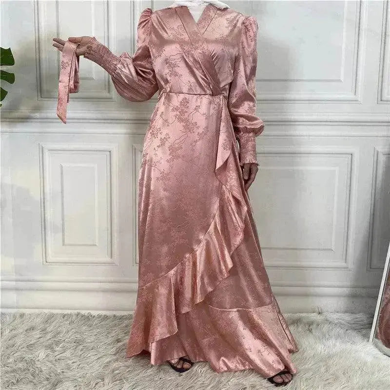 New Fashion Women's Clothing Patchwork Arab Dress