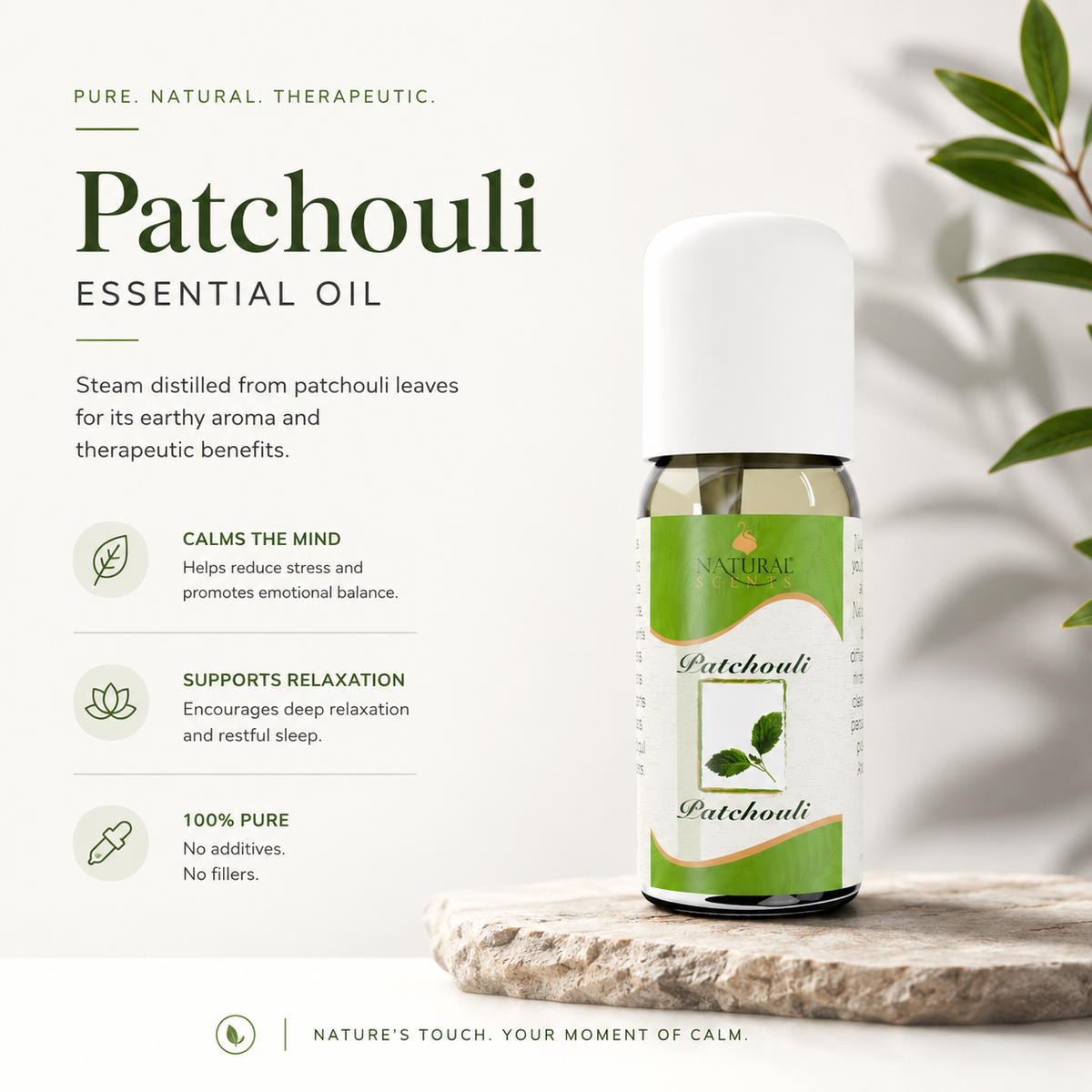 Natural Scents Huile Essentielle de Patchouli