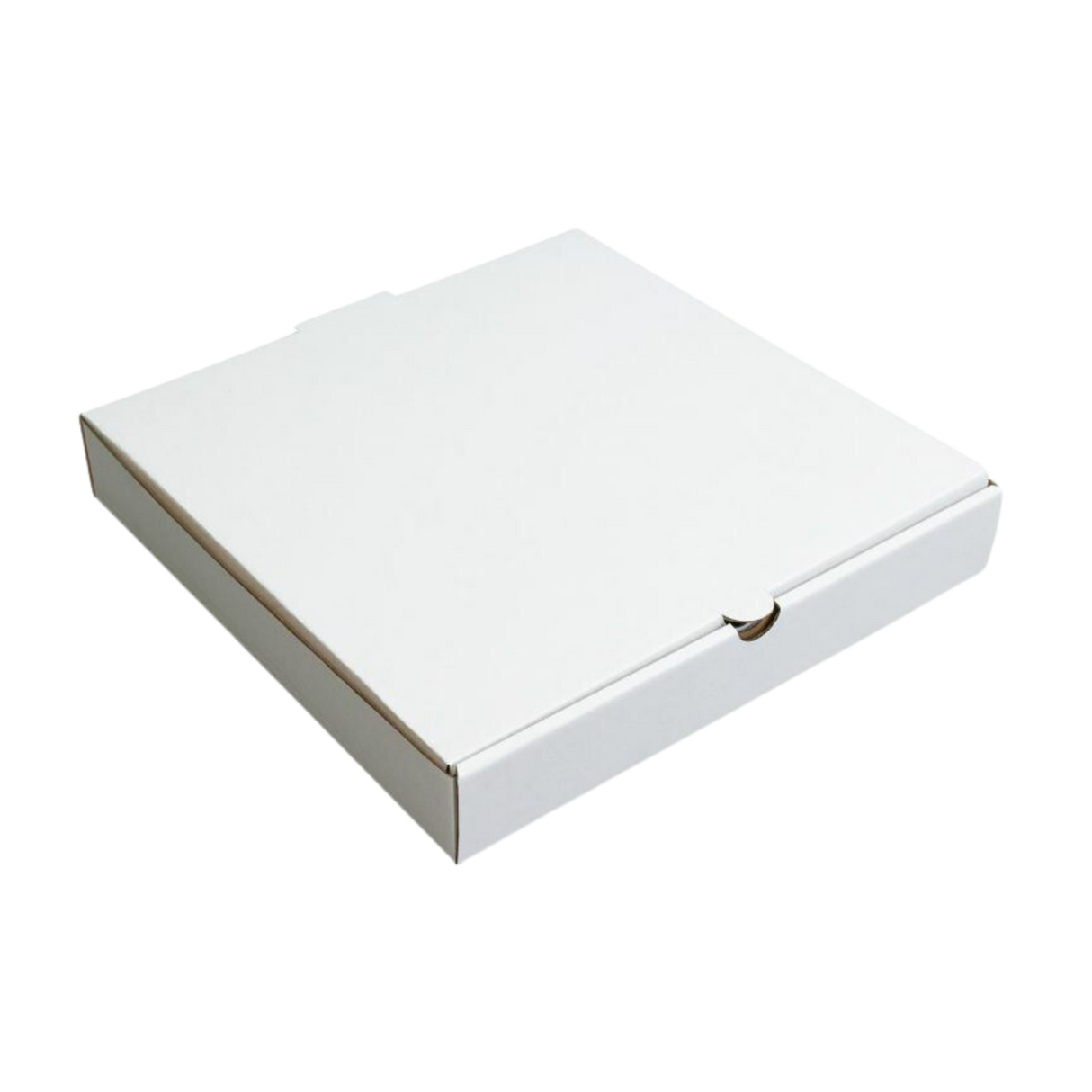 12" x 12" x 2" White B-Flute Pizza Boxes
