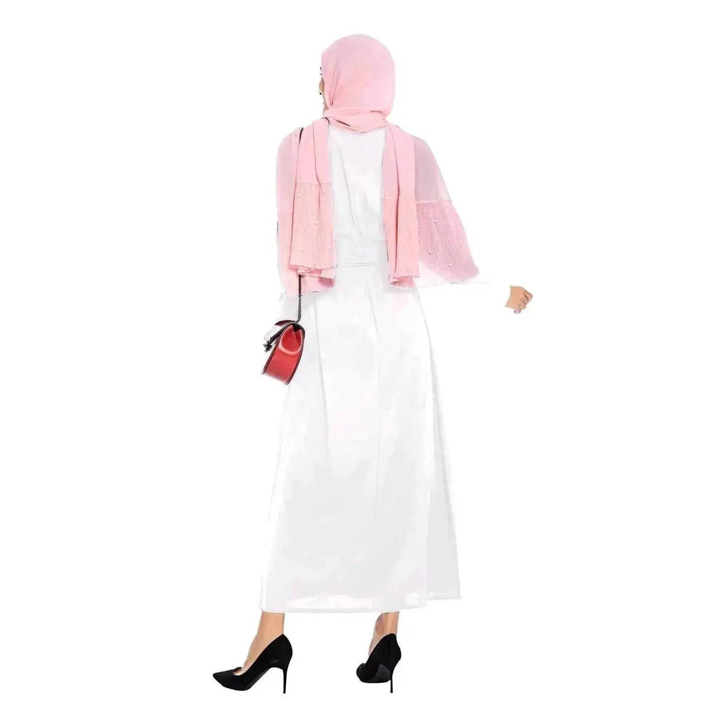 Plain Color Simple Saudi Arabian Arab Dress