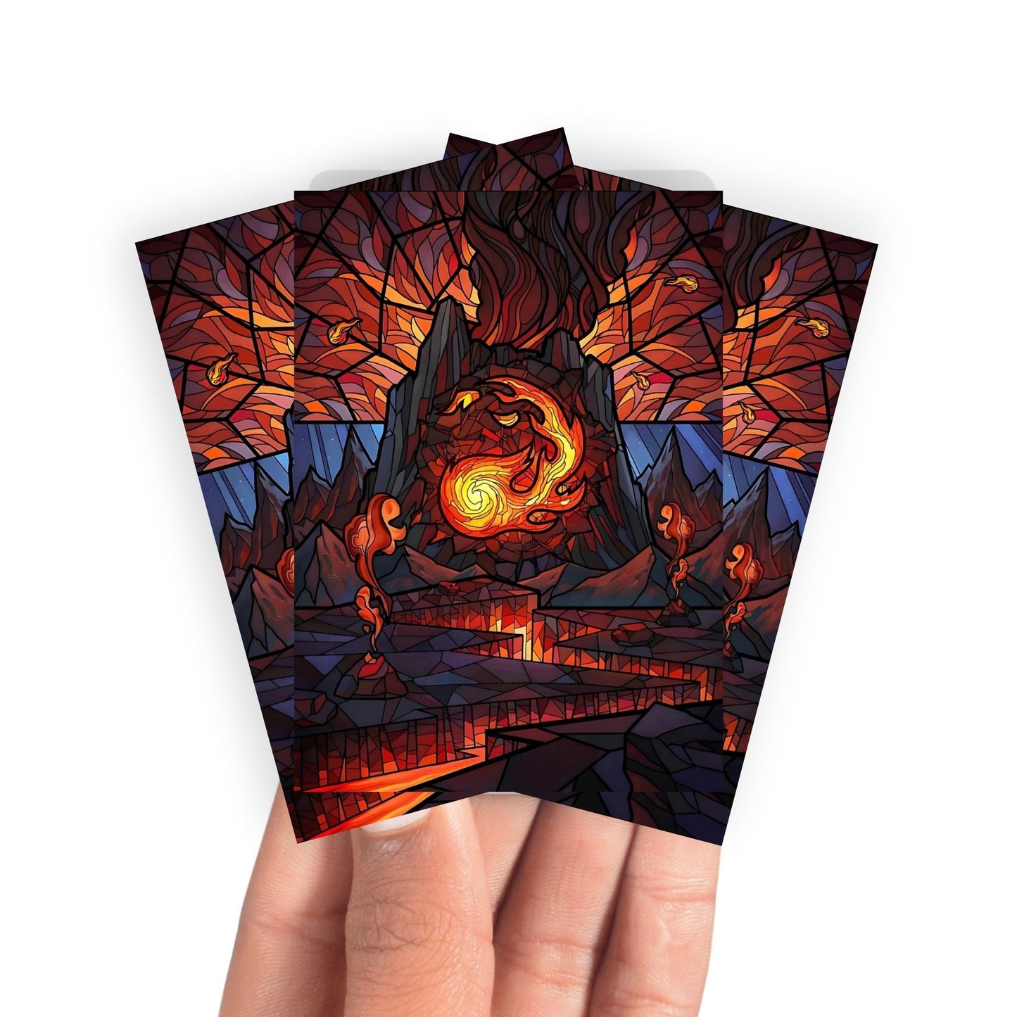 Red Mana Card Sleeves