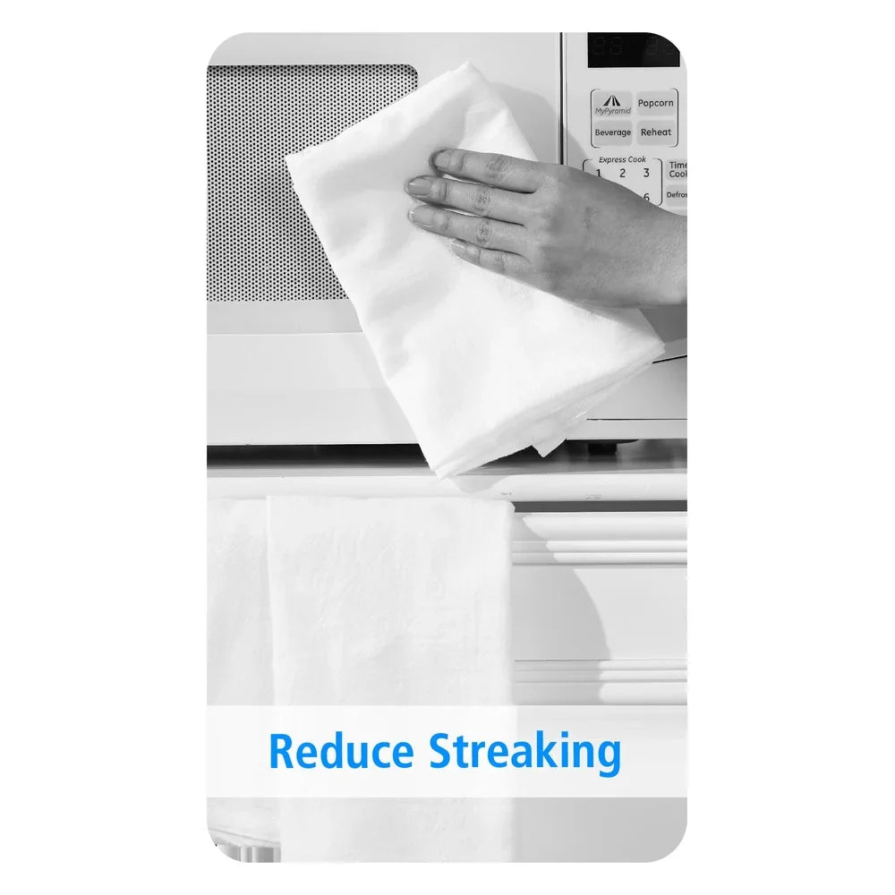 5 Piece Flour Sack Kitchen Towels Set 100 Cotton Ultra Absorbent Versatile Machine Washable Essential Cooking Cleaning