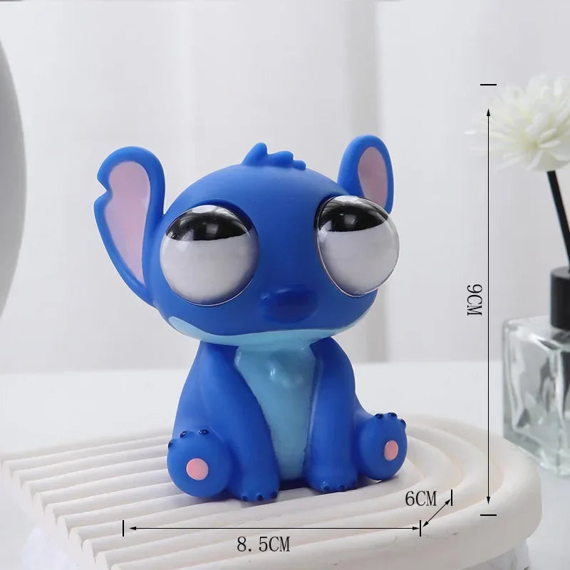 New Stitch Squishy Stress Relief Toy Pop Out Eye Funny Fidget Sensory Toy for Adults Kids Anxiety Relief Desk Decor Funny Gift