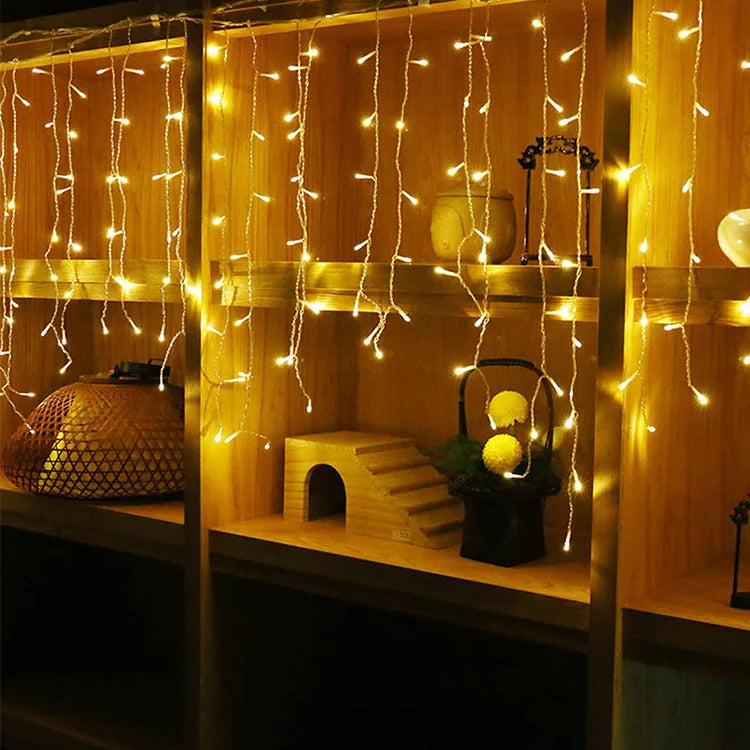 8 Modes USB bâton de glace lumière chaîne fête de mariage lumière LED guirlande intérieure maison festival fête jardin chambre rideau décoration