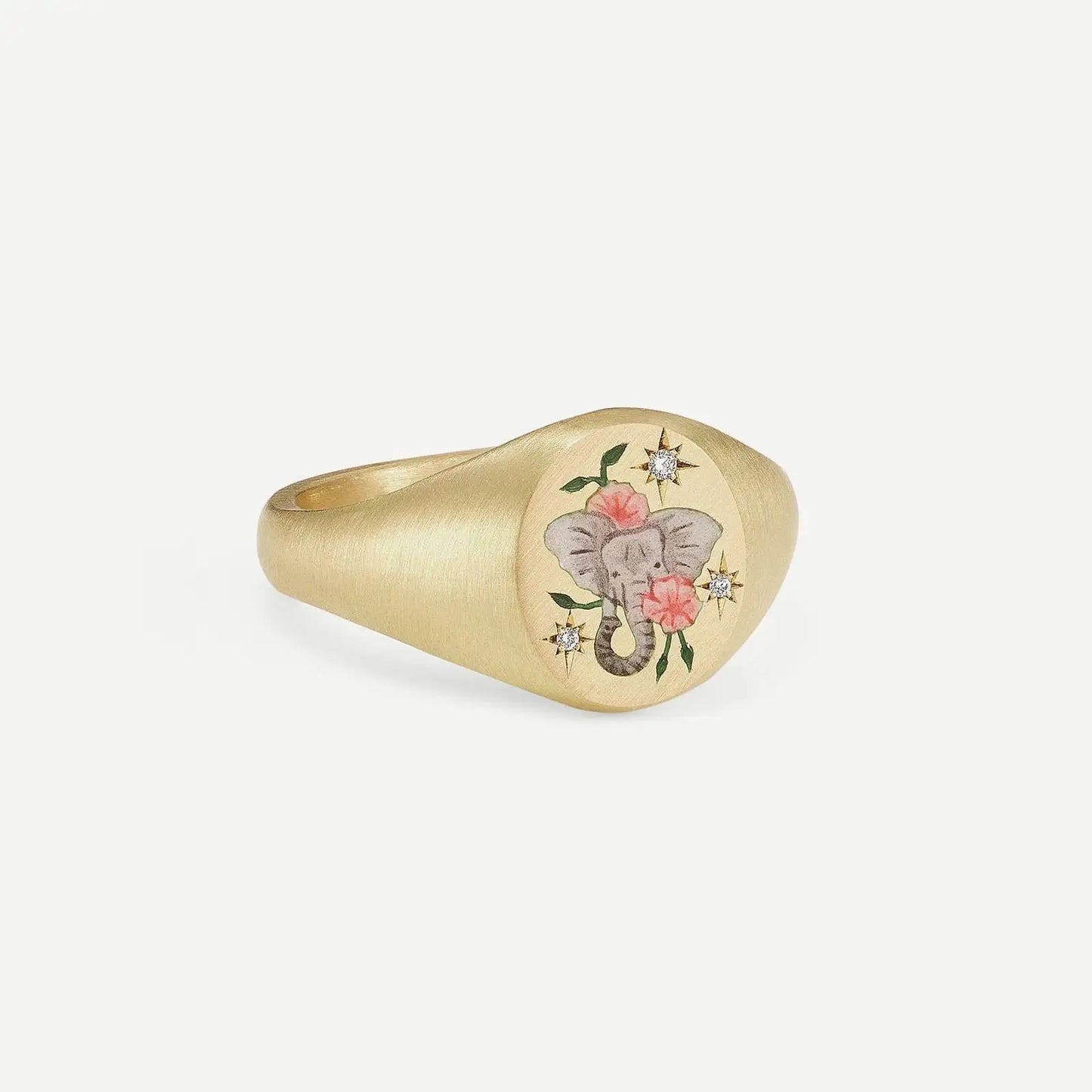 Fashionable and popular stainless steel painted ring, for Valentine's Day, Lion, Mermaid, Love, gold plated, women's jewelry, тильц®