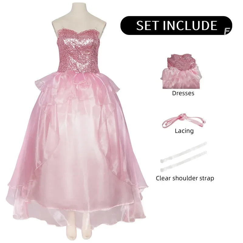 Wicked Glinda Cosplay Costume Elphaba Nessarose Adult Carnival Uniform Halloween Anime Party Costumes Masquerade Men Game