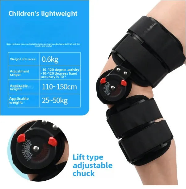 Support de fixation réglable des articulations du genou, pour la fracture des jambes, la fracture des os du genou, protection du genou pour la rééducation du ménisque