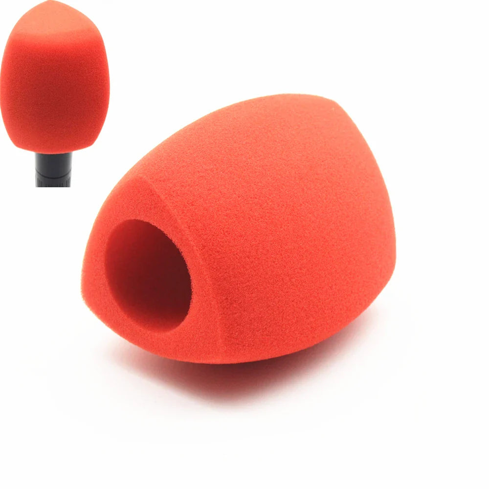 Large Microphone Foam Windscreens Windshields Mic Foam Covers for Handheld Interview Microphones 40mm Opening