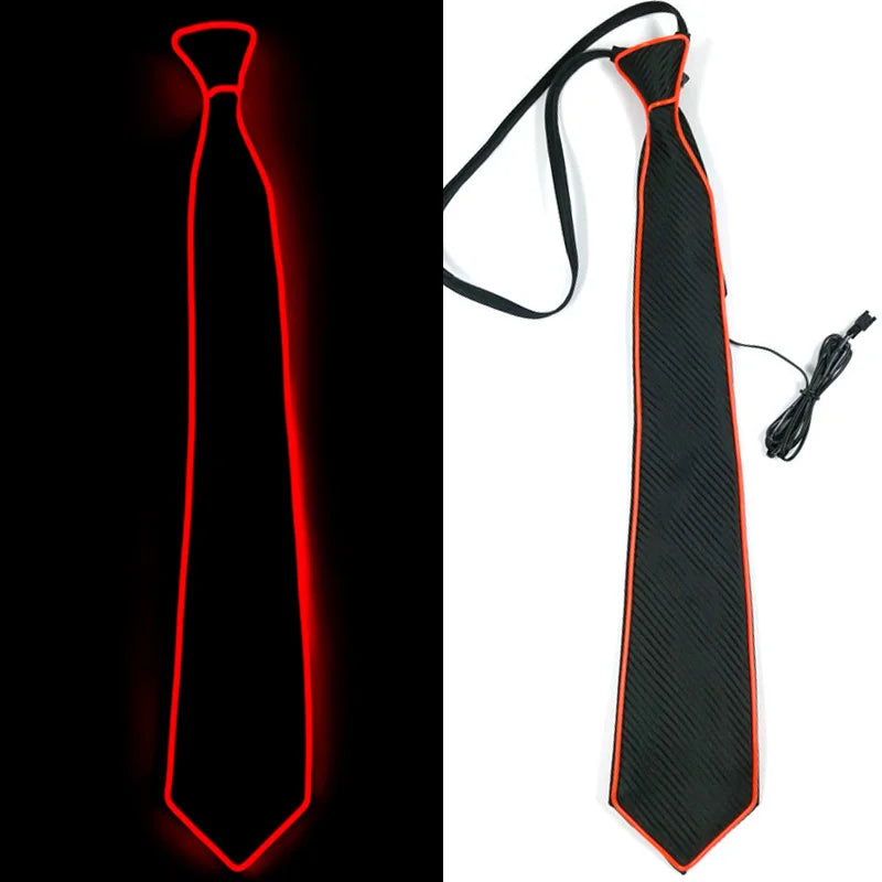 Newest LED Luminous Bow Tie For Man Christmas Wedding Light Bow Tie Festival Party Supplies Fluorescent Party Props