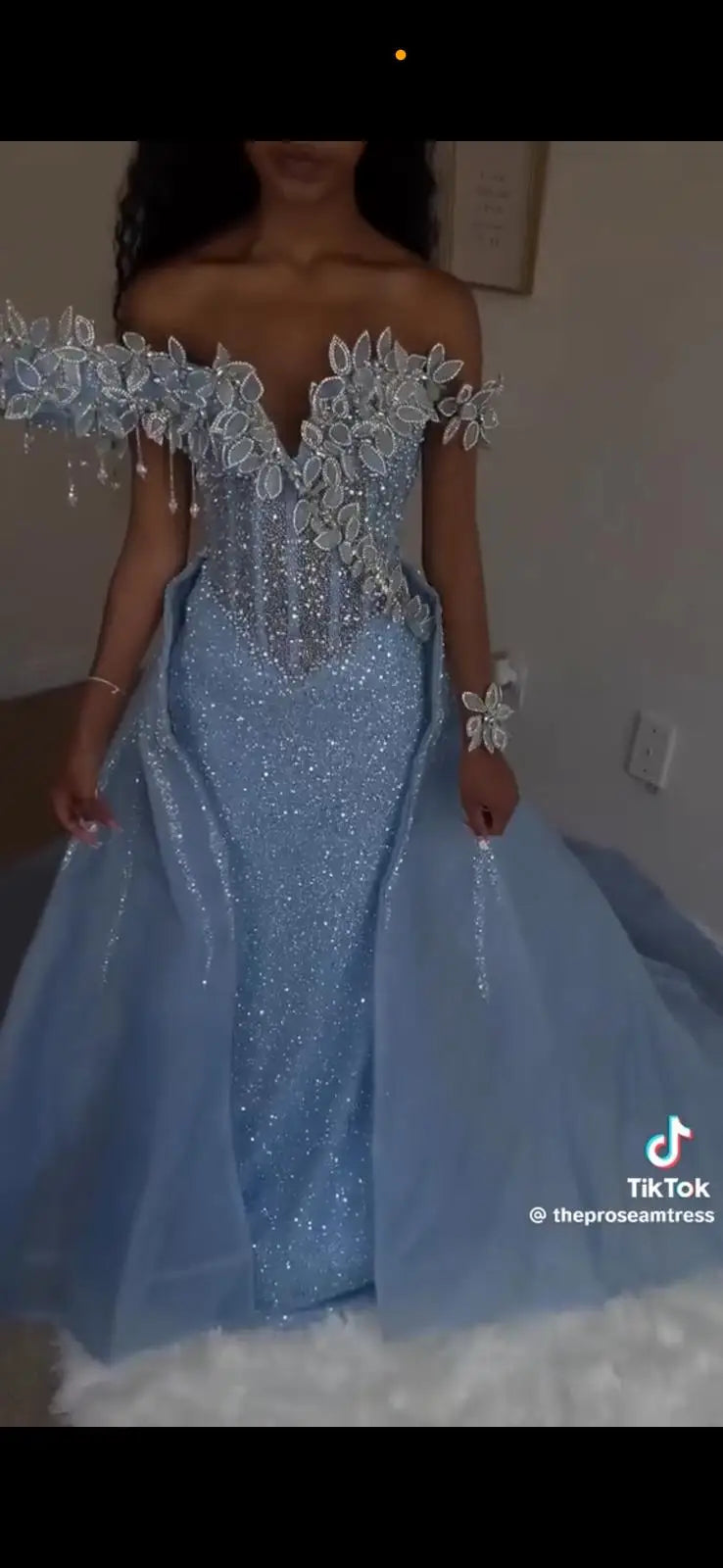 Custom made 2024 New Luxury Evening Prom dress Wedding dress DHL