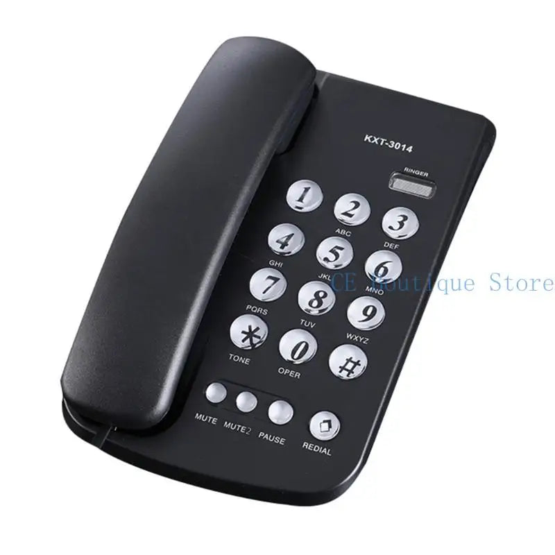 Téléphones fixes 652F Téléphone fixe pour bureau, maison, salle de bain, téléphone d'urgence