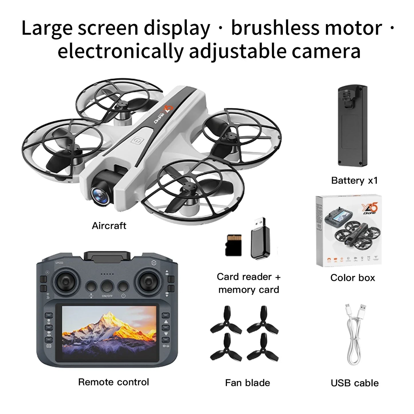 Drones avec caméra professionnelle con cámara professionnelles de 10km flux optique vol stationnaire double caméra commutateur 360 ° professionnel Estensioniд;)