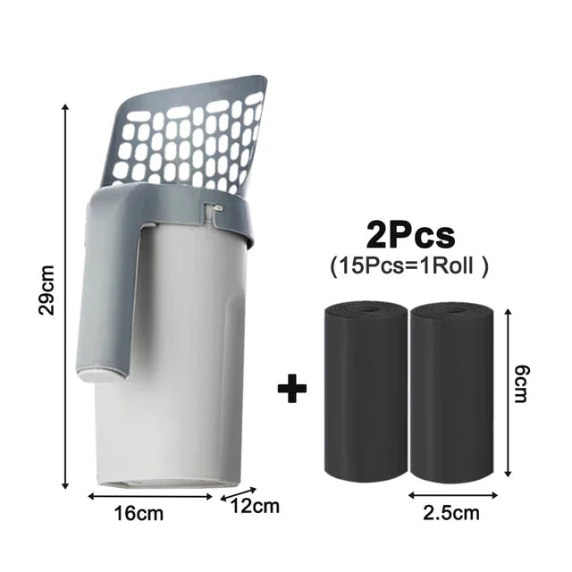 Pelle à litière pour chat, fournitures de remplacement, outil de nettoyage réutilisable pour animaux de compagnie, nettoyeur de déchets de toilettes pour chat, bac à litière spécial