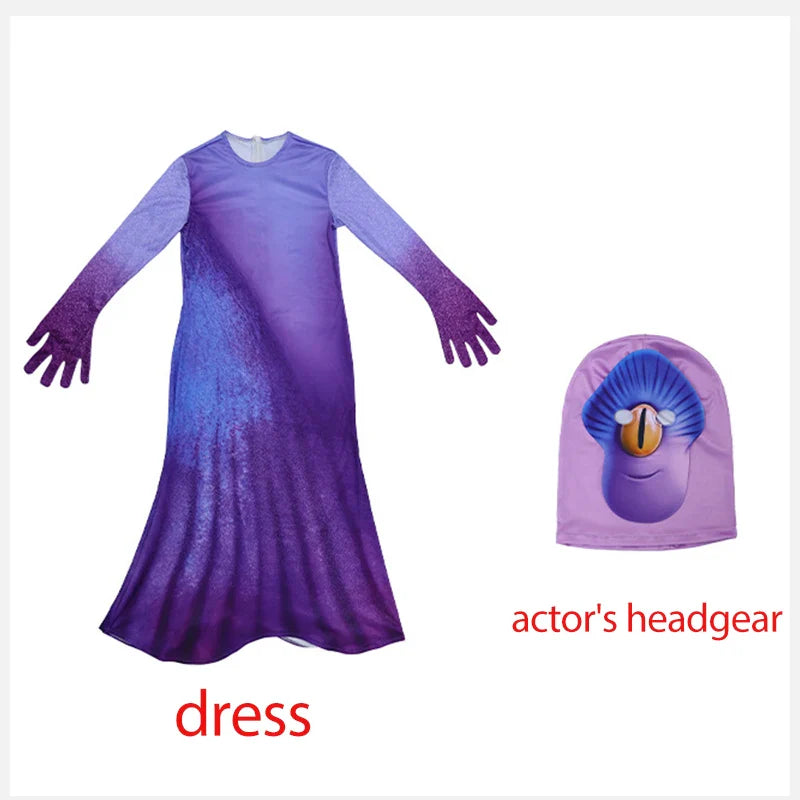 Film Elio Cosplay Costume d'Alien Dessin Animé Garçons Jeu de Rôle Haut Court Pantalon Cape Ceinture Robe Coiffe Tenue Déguisement Halloween
