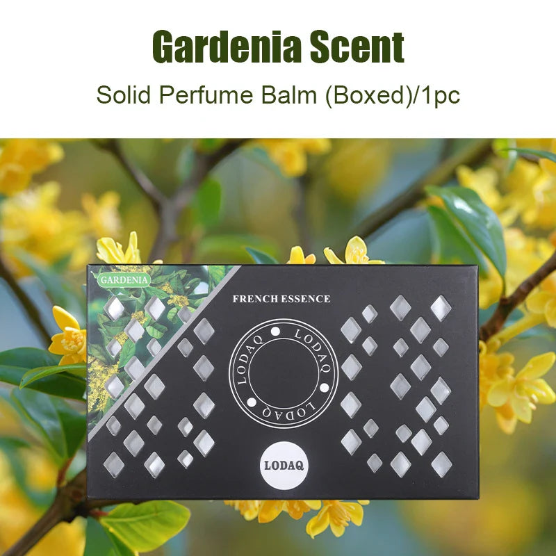 1pc Car Mounted Aromatherapy, Solid Car Perfume for Vehicle Use, Boxed Fresh Fragrance Balm to Eliminate Odors, Aromatic Ornamen
