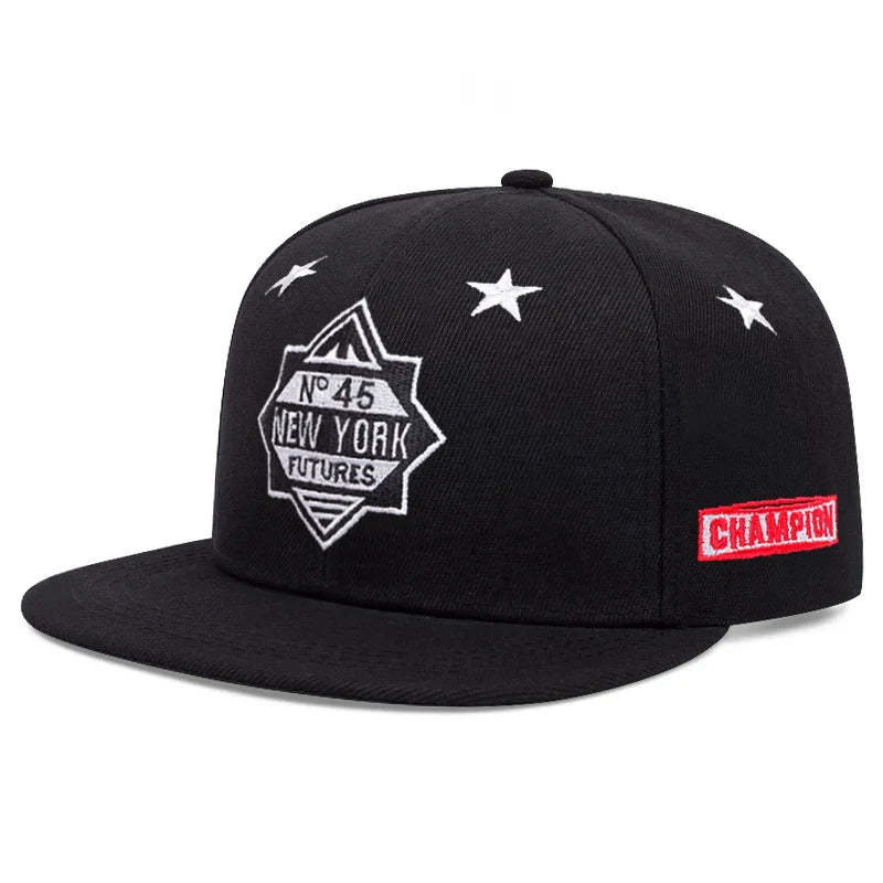 Men Women New York Embroidered Baseball Hat Snapback Caps Hip-hop Hats Outdoor Adjustable Unisex Sunshade Cowboy Sunscreen Hat