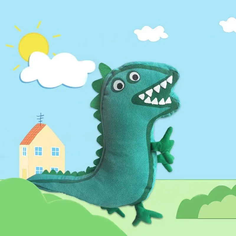 Peppa Pig Monsieur Dinosaure de George Pig Peluche Réversible Poupée Kawaii Décoration Maison Chambre Cadeau Jouet Enfant Anniversaire Noël