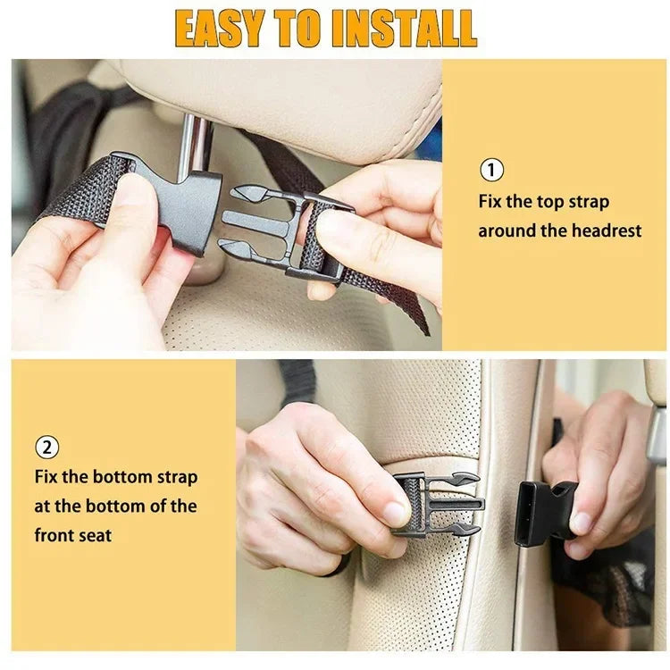 Storage Bag Large Capacity Classified Storage Portable and Practical Vehicle Mounted Multifunctional Car Seat Back Sorage Bag