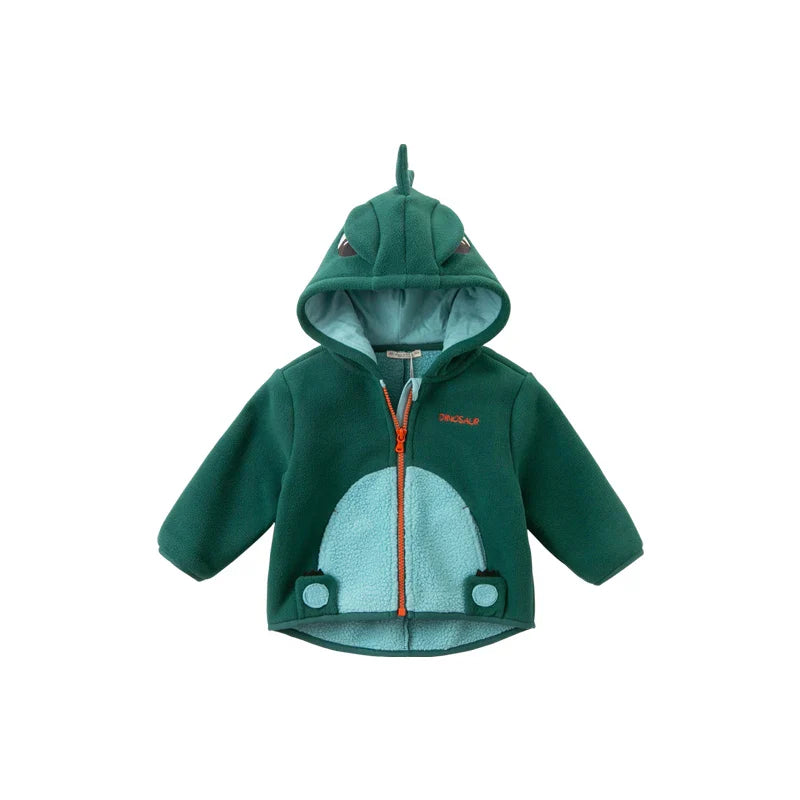 Dave Bella Cute Animal Shape Children Hoodie Cartoon Boys Girls Coat Autumn Warm Hooded Outerwear Toddler Girl Clothes DBX14462