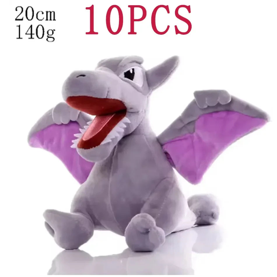 2025@@@@10PCS 20cm Pokemon Stuffed Plush Toys Kawaii Pikachu Anime Doll Kids Birthday Kawaii Cute Soft Children Stuffed Plush