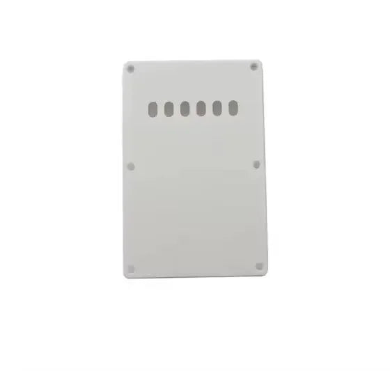 ABS 6 trous guitare Tremolo cavité couverture plaque arrière Standard guitare remplacement pour ST guitare électrique partie accessoires