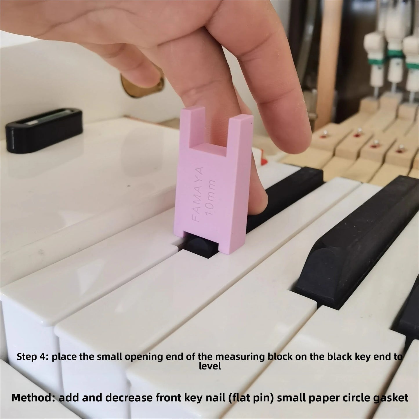 Instrument de nivellement de touches universelles pour Piano, outil d'entretien de haute précision et de réglage du piano
