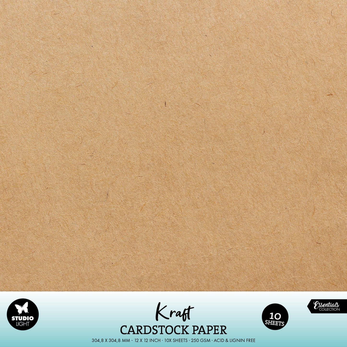 SL Lot de papier cartonné Kraft 250 g/m² Essentiels 10 pièces