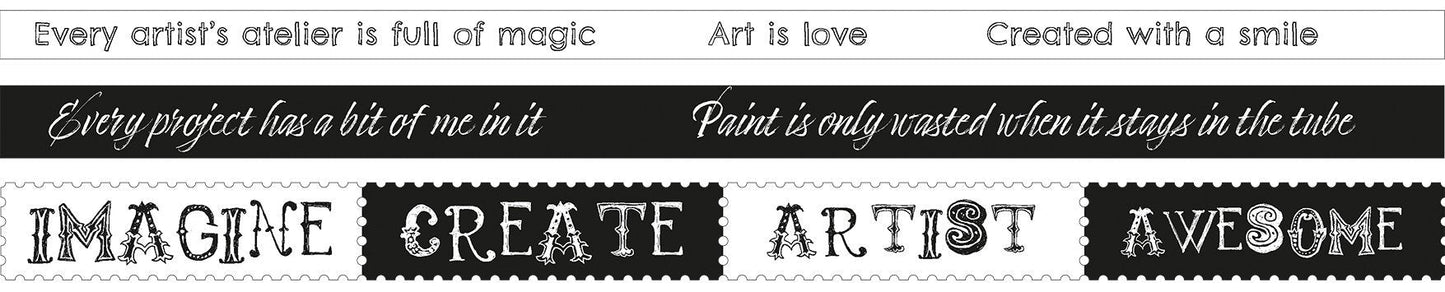 SL Washi Tape Background Artist’s Atelier 47x36x36mm 3RL nr.03
