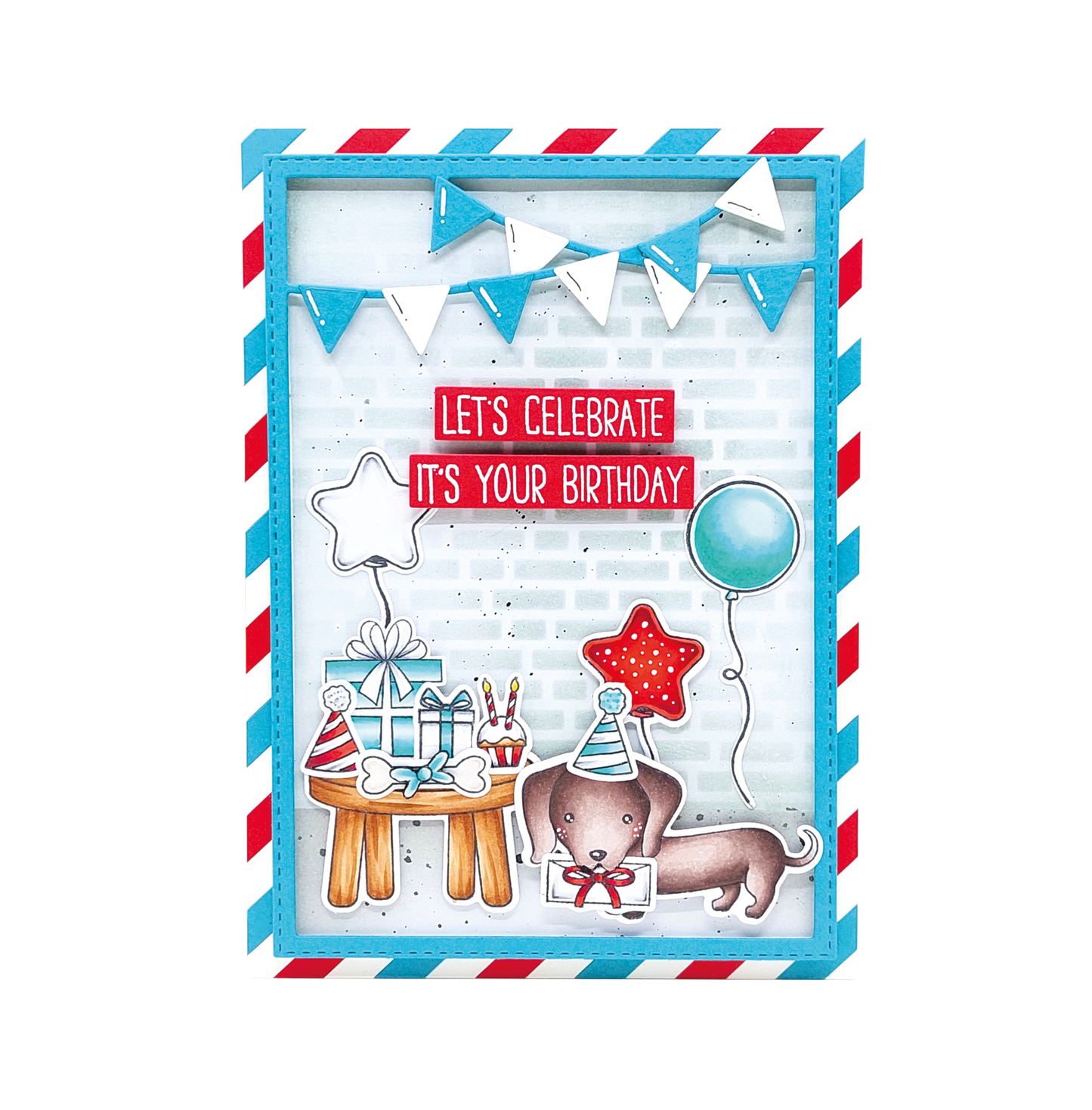 SL Clear Stamp Let's Celebrate Sweet Stories 10 PC