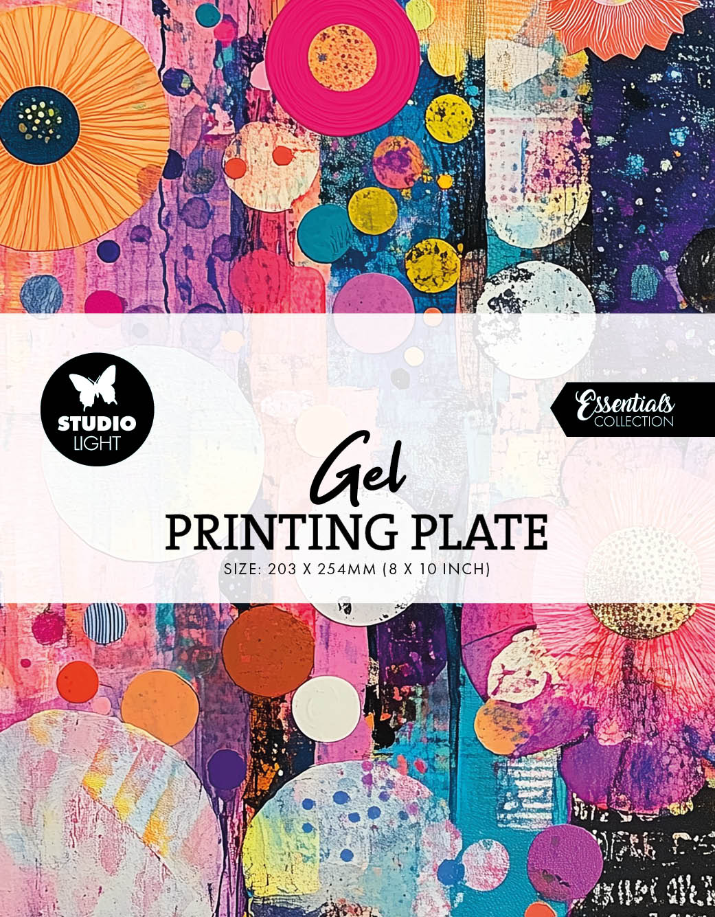 SL Gel Printing Plate 8x10 inch Tools 176x226x10mm 1 Piece