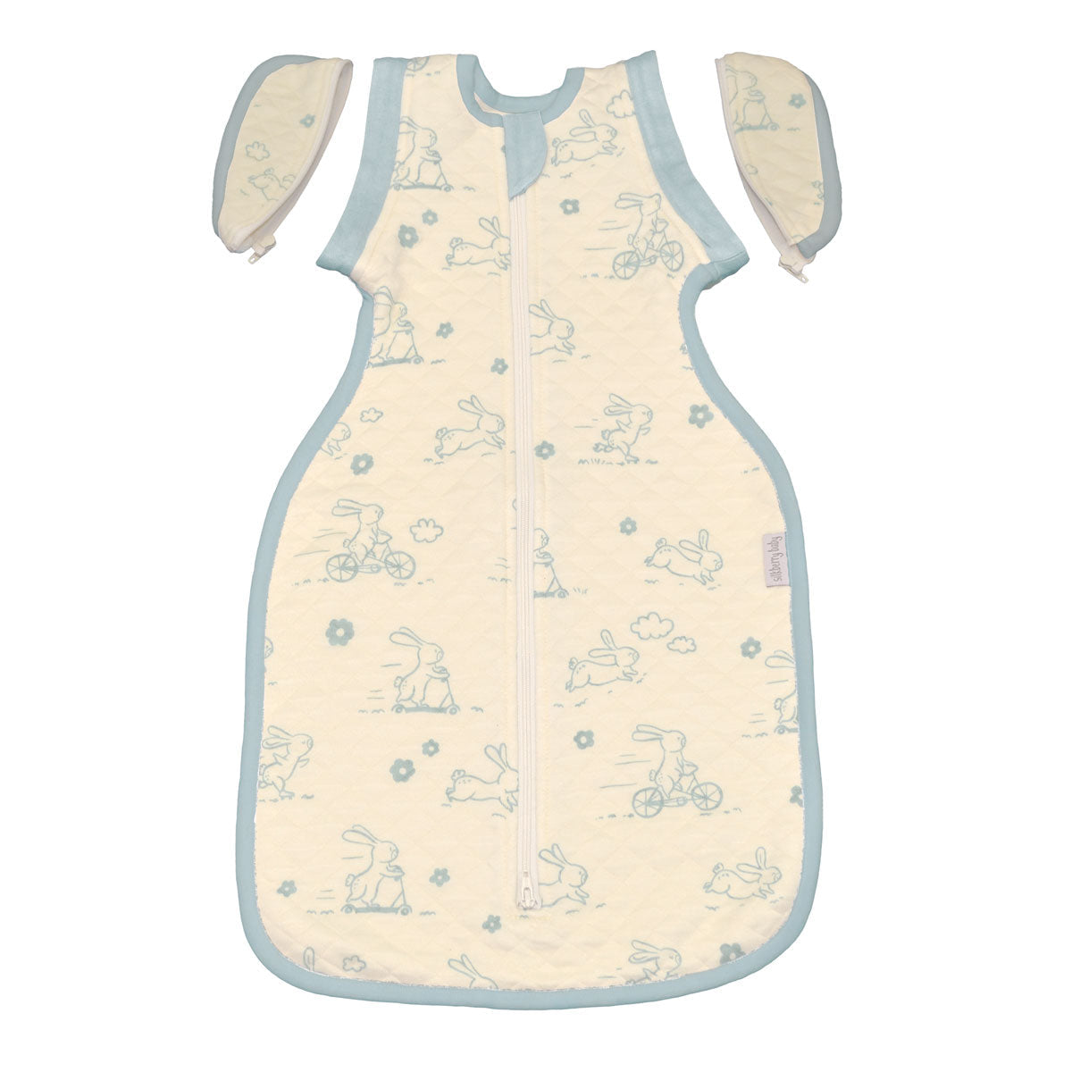 Bamboo Newborn Cocoon Sack 1 TOG (Go Go Bunny Print)
