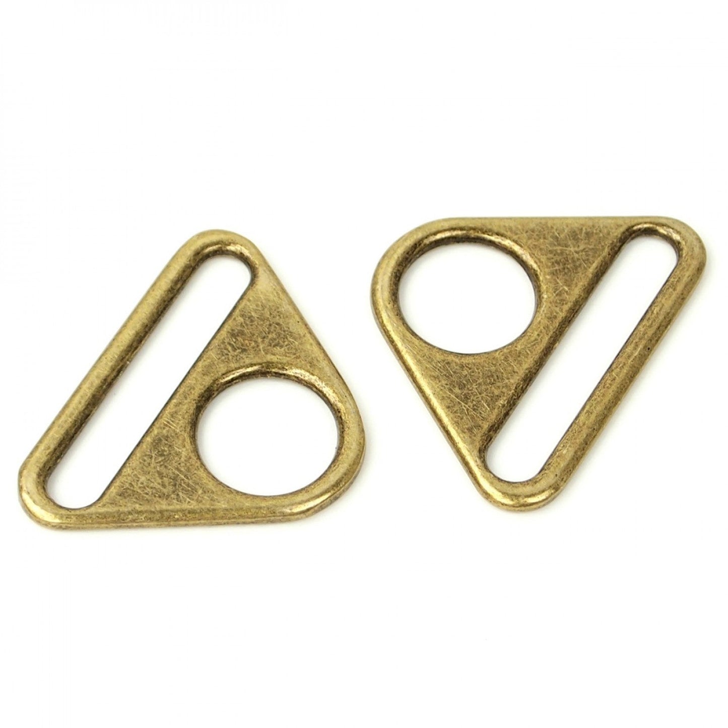 By Annie 1 1/2" Flat Triangle Ring Pair