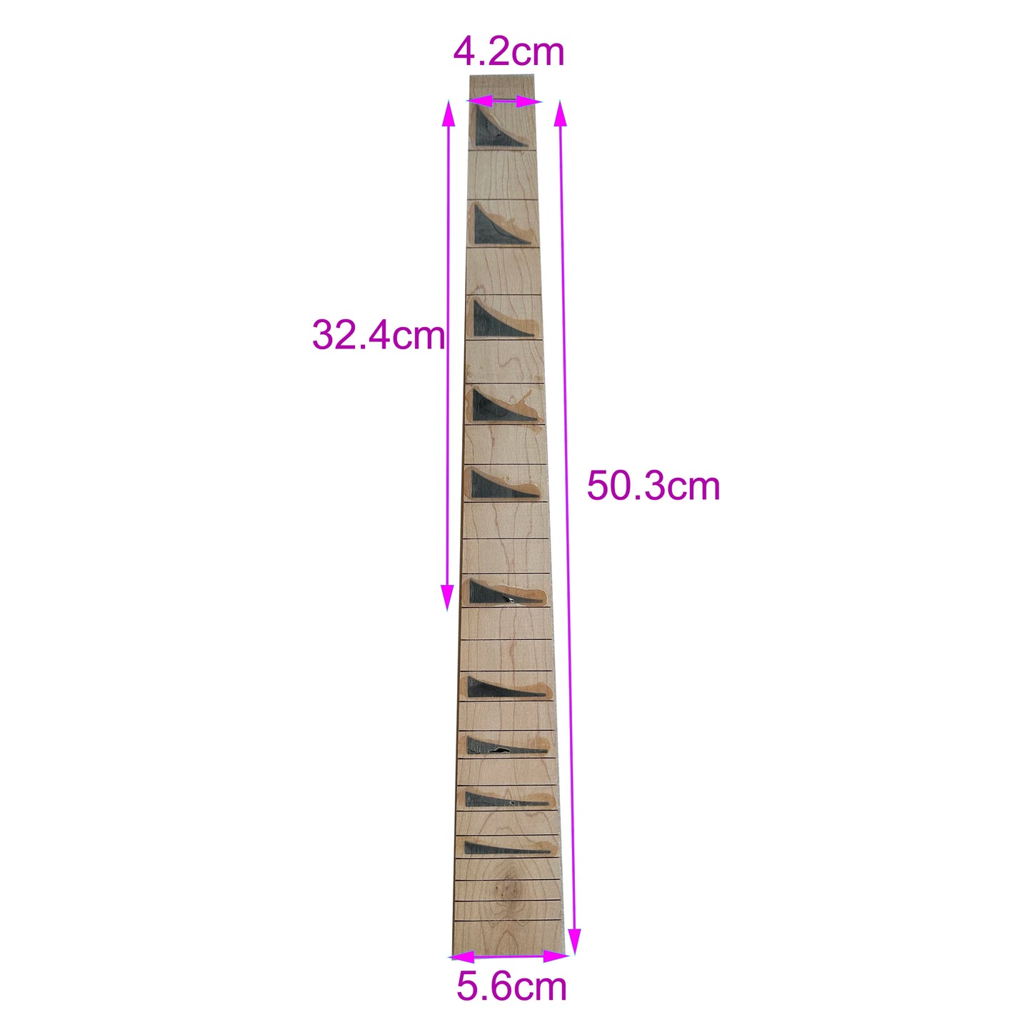 Pièces de manche de guitare, bricolage, 20/21/22 frettes, confortable, lisse, délicat, manche en palissandre, outil de touche de guitare