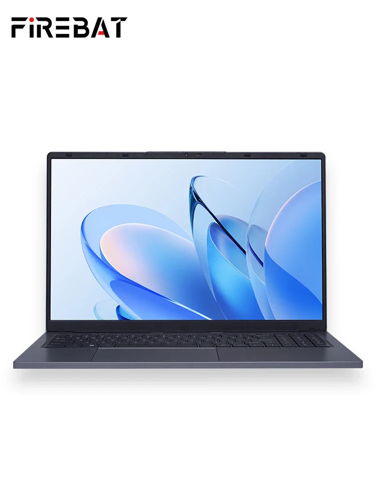 FIREBAT AT15 Ordinateur portable 15,6 pouces Intel N100/N150 16 Go RAM 512 Go SSD Ordinateurs portables de bureau et d'entreprise
