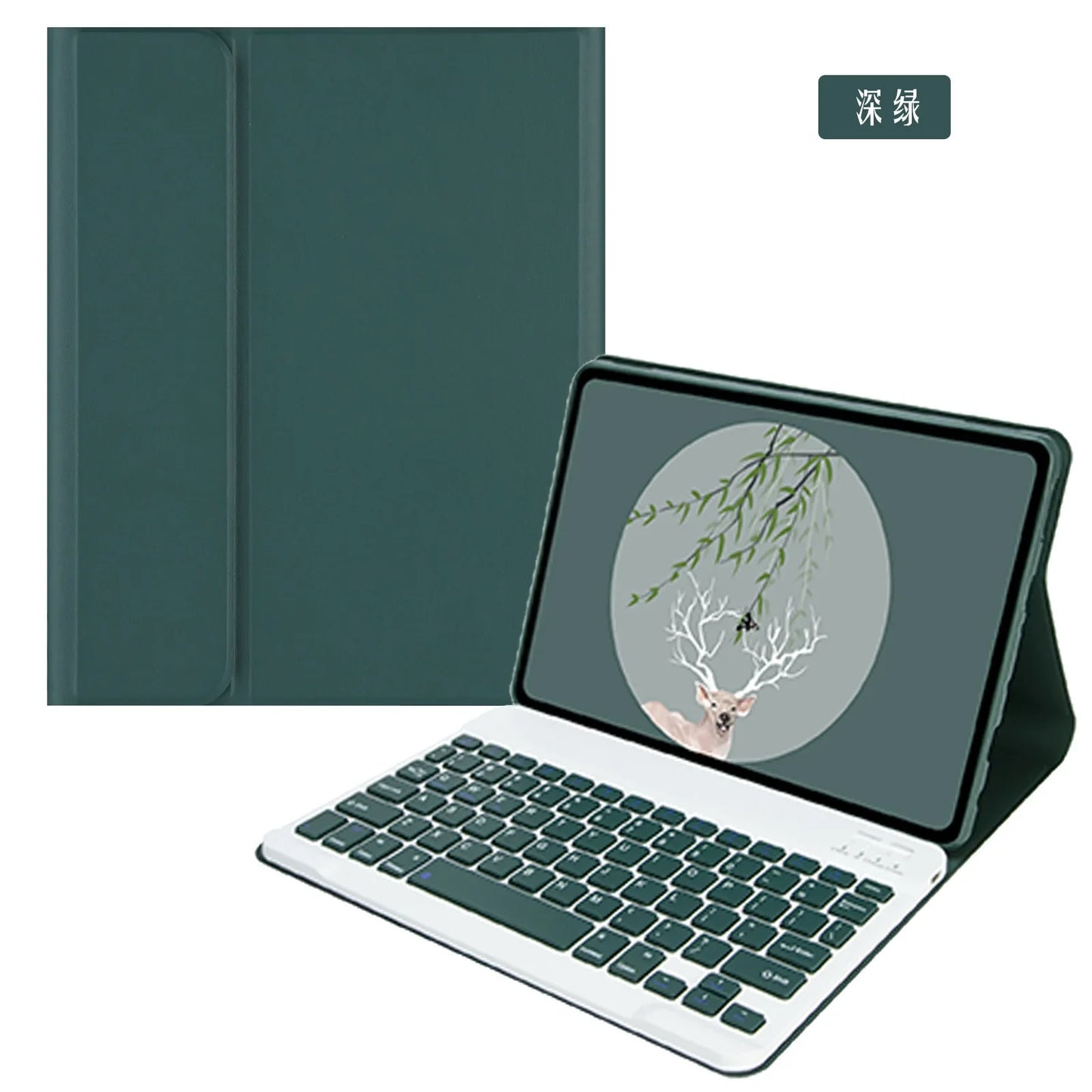 For New Redmi pad 2 11 inch 2025 Case with Keyboard,Detachable Wireless Keyboard+Tablet Cover Redmi pad 2 11" 2025 Funda