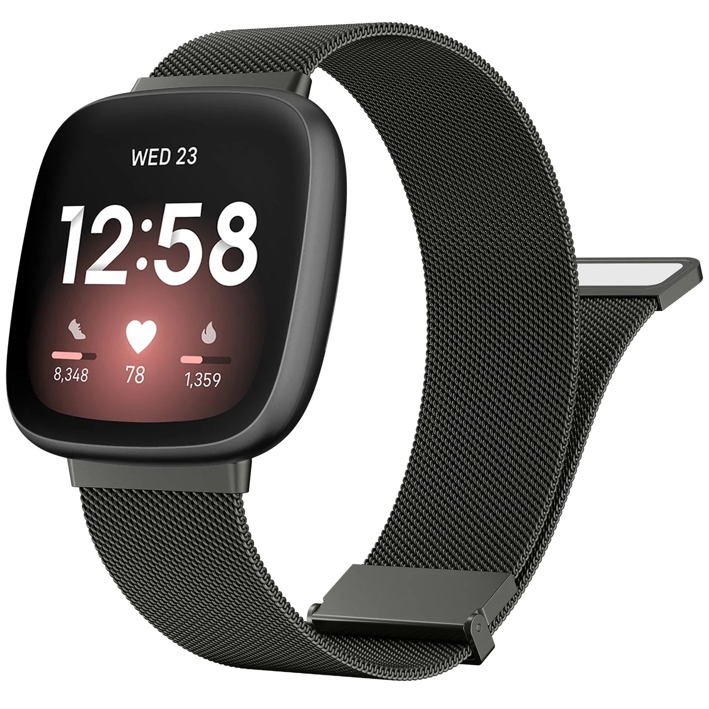 Metal Magnetic Strap For Fitbit Versa 3 4 Watchband Bracelet Wristband For Fitbit Versa Sense/sense 2 Milanese Replacement Strap